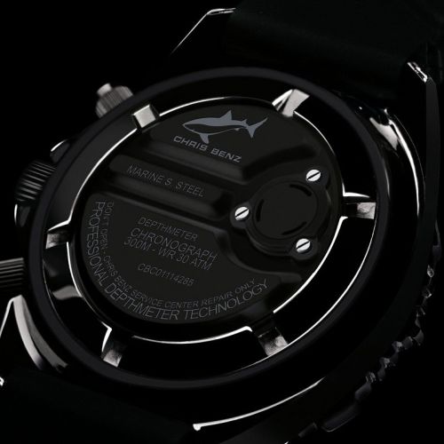 Chris Benz Depthmeter Chronograph 300M Black Edition CB-C300-LE-NBSS ()