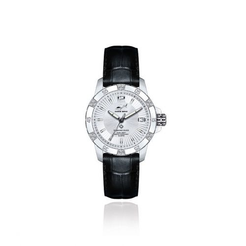 Chris Benz Diamond Diver Silver Bay CB-DD200-SI-LBS ()