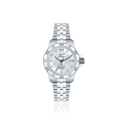 Chris Benz Diamond Diver Silver Bay CB-DD200-SI-MBJ ()