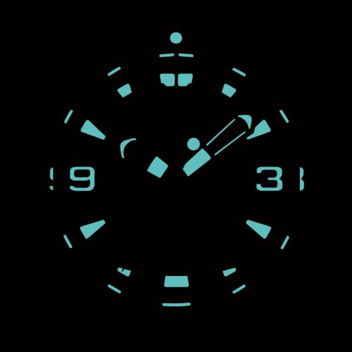 Chris Benz Depthmeter Digital 200M Rescue Diver CB-D200X-RS-KBO ()